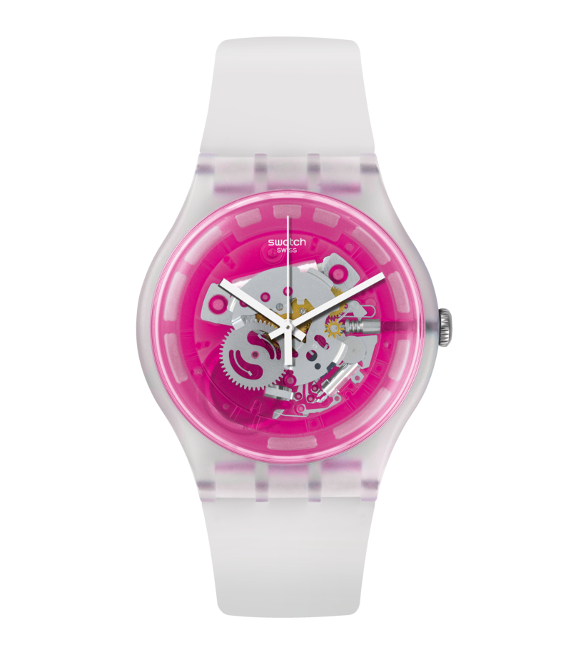 SUOK130 Swatch PinkMazing de dama pulsera de resina