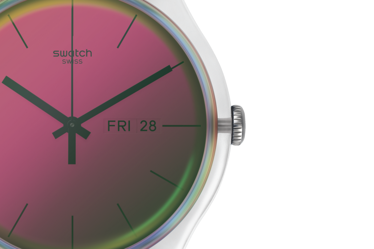 SUOK714 Swatch Polarmy unisex correa de resina