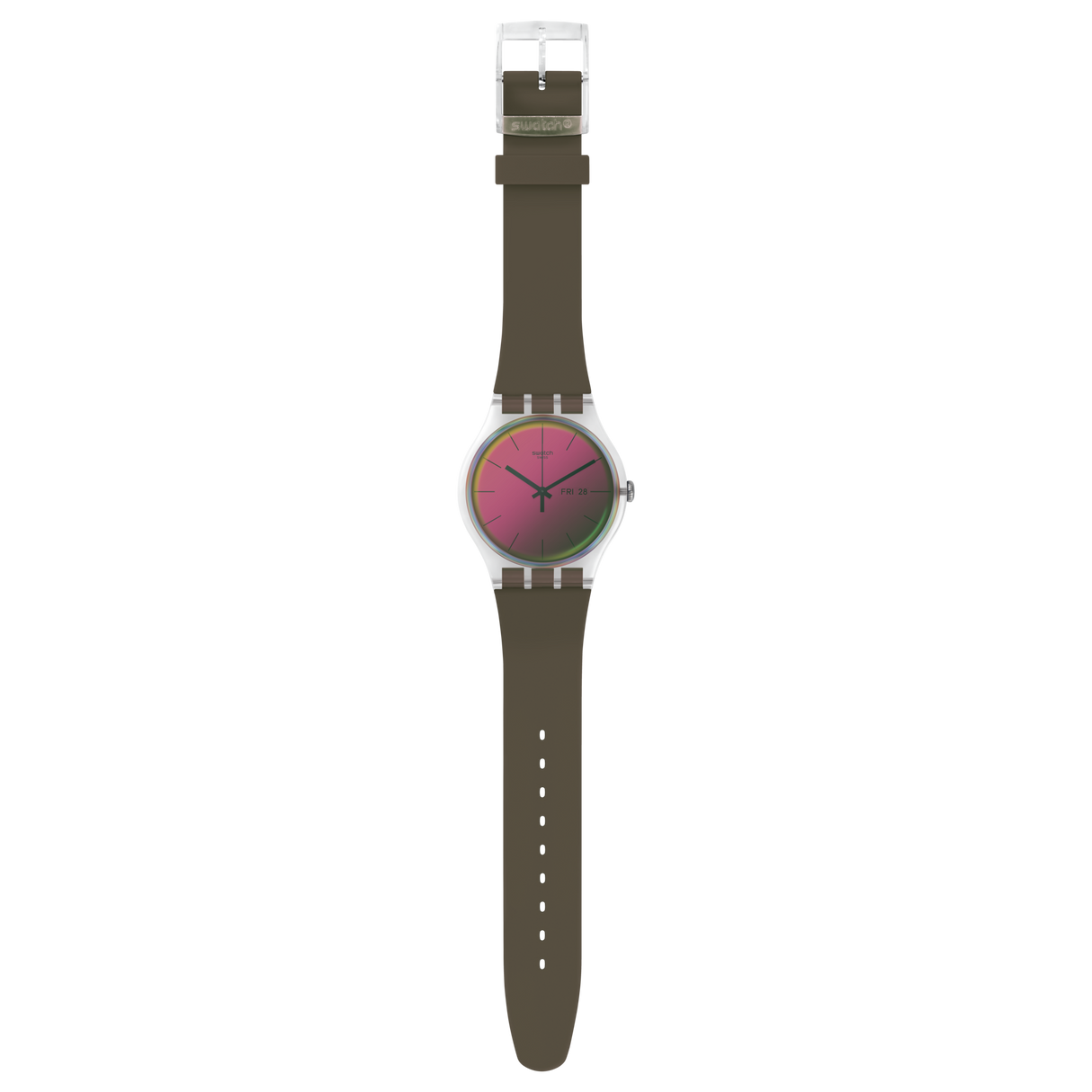 SUOK714 Swatch Polarmy unisex correa de resina