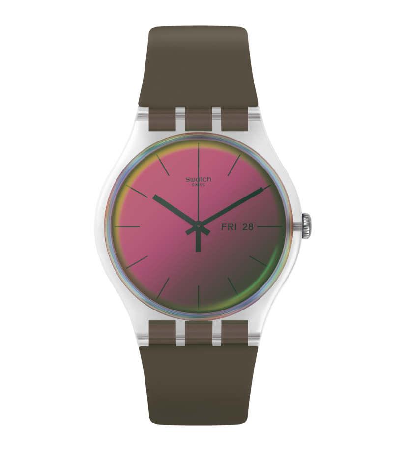 SUOK714 Swatch Polarmy unisex correa de resina