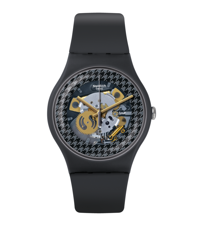 SUOM109 Swatch Greybolino de caballero pulsera de caucho