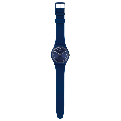 SUON116 Swatch mono blue de dama pulsera de resina