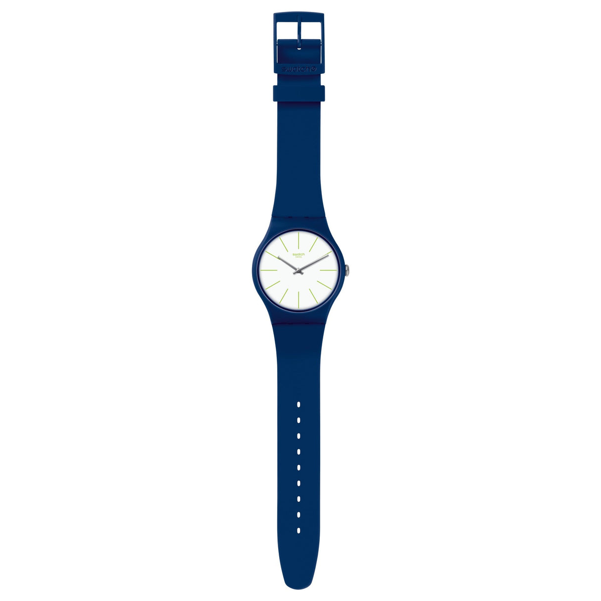 SUON127 Reloj Swatch Bluesounds unisex correa de caucho 41 mm