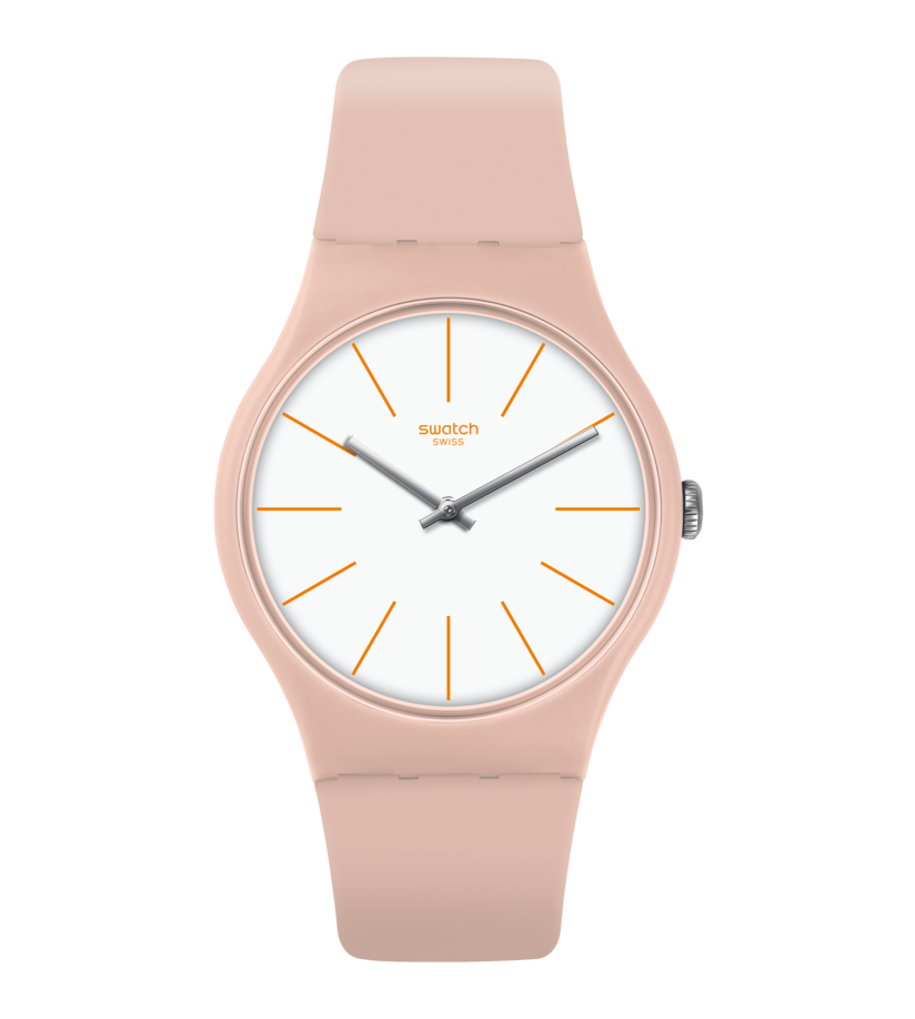SUOT102 Swatch Beigesounds de dama pulsera de resina