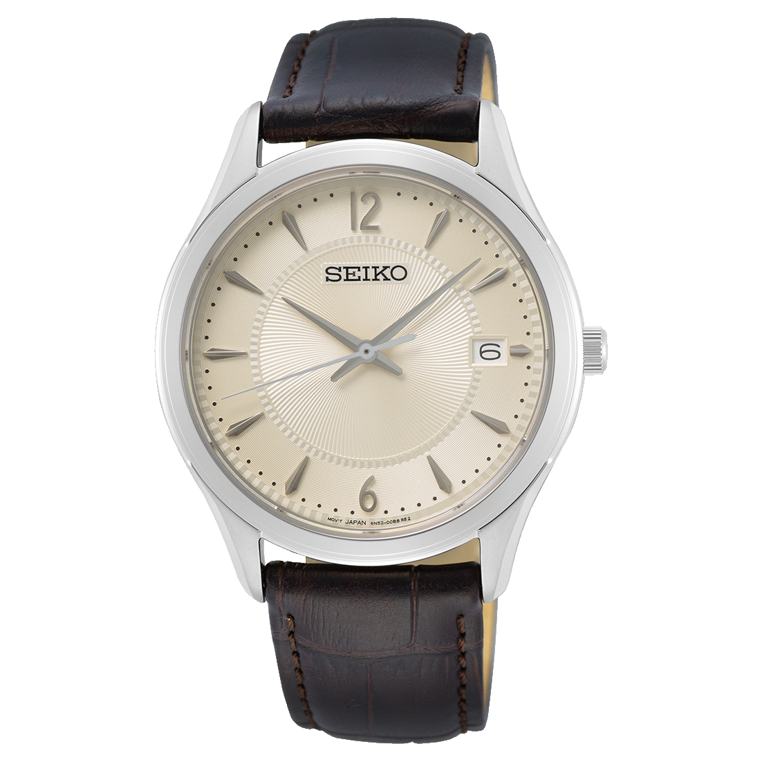 SUR421P1 Seiko reloj de caballero pulsera de piel