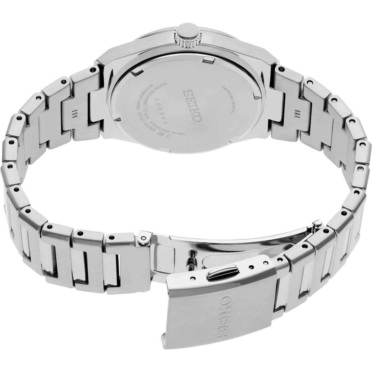 SUR573P1 Reloj Seiko Essentials de señorita pulsera de metal 34 mm