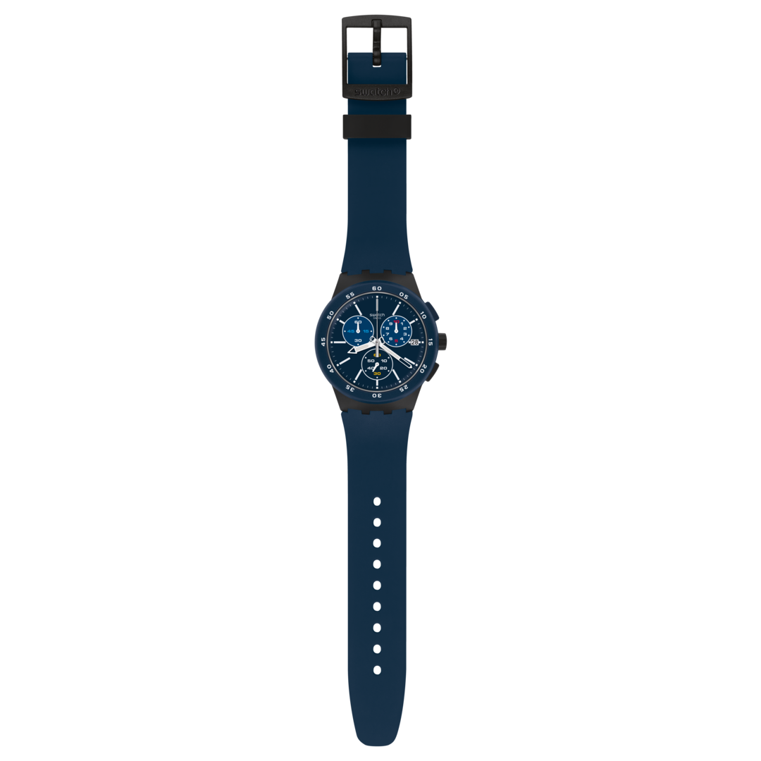 SUSB417 Swatch Blue Steward de hombre pulsera de resina