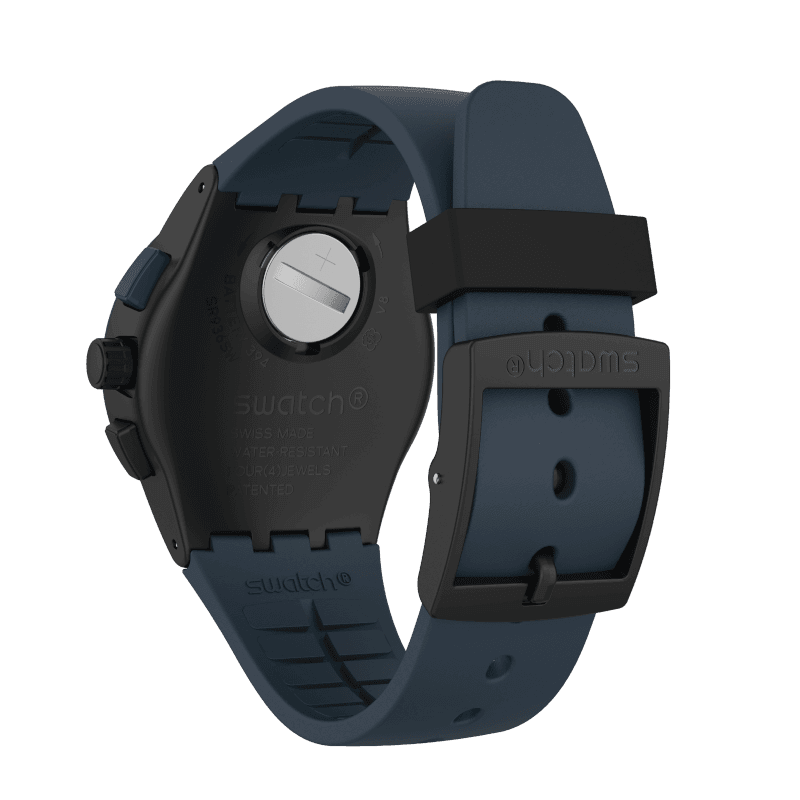 SUSB417 Swatch Blue Steward de hombre pulsera de resina