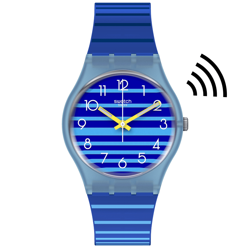 SVHS102-5300 Reloj Swatch Takeadippay! unisex correa de silicona