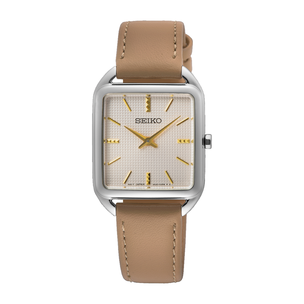 SWR089P1 Reloj Seiko Essentials de señorita pulsera de piel 26 mm