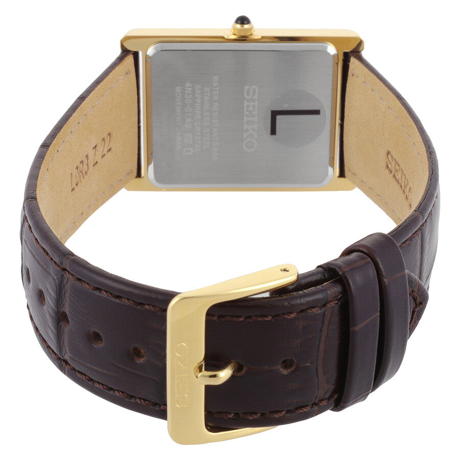 SWR106P1 Reloj Seiko Classic de hombre pulsera de cuero