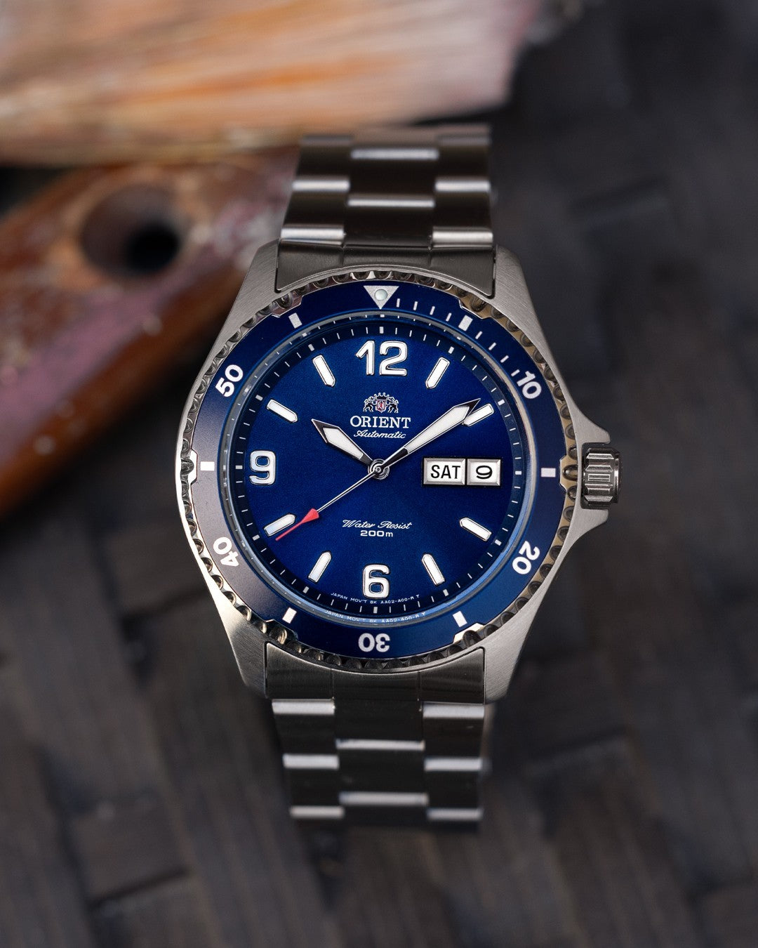 TAA02002D Orient Sport de caballero pulsera de metal