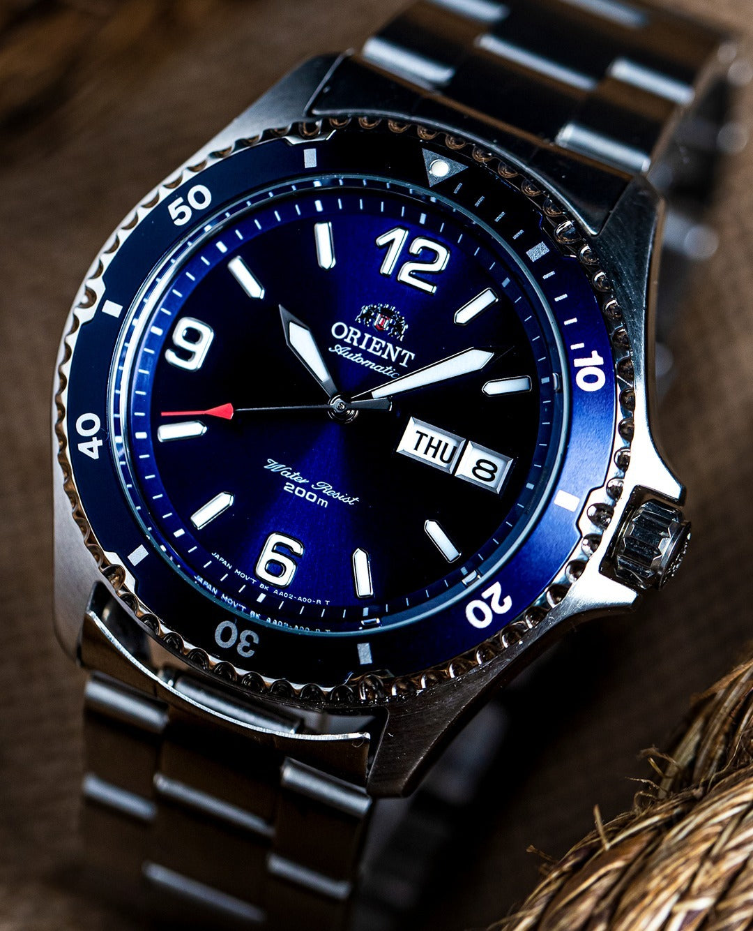 TAA02002D Orient Sport de caballero pulsera de metal