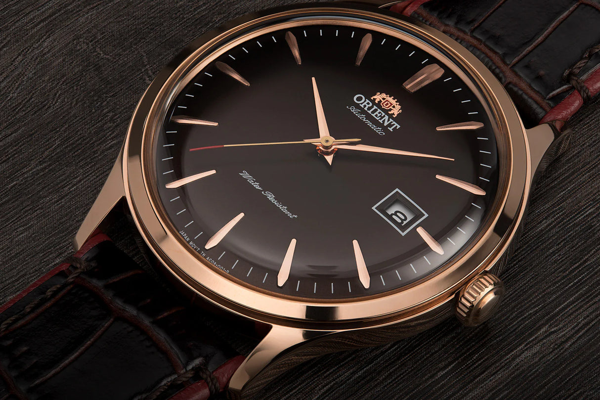 TAC08001T Orient Bambino de hombre pulsera de piel
