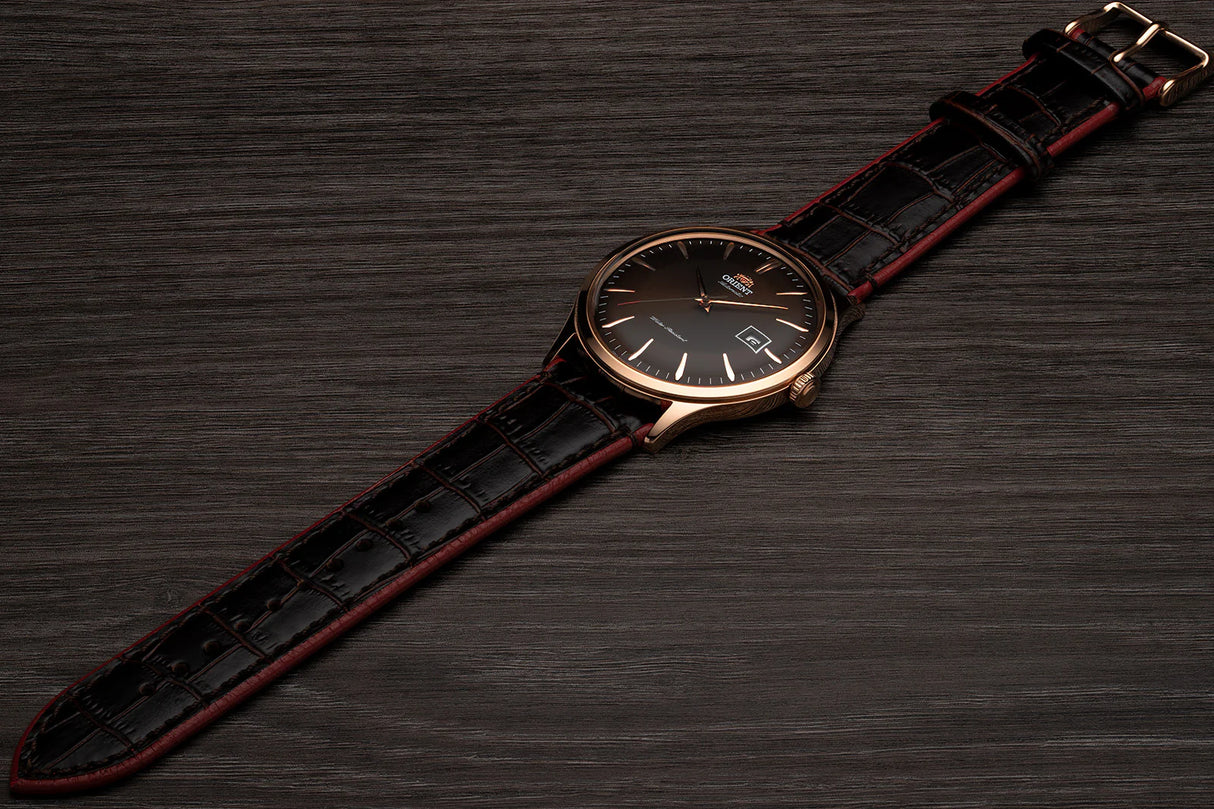 TAC08001T Orient Bambino de hombre pulsera de piel