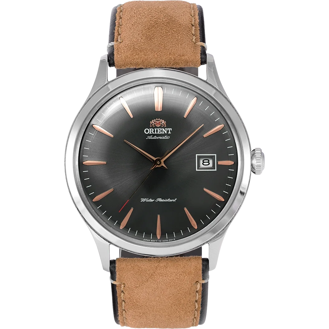 TAC08003A Orient Bambino de hombre pulsera de cuero