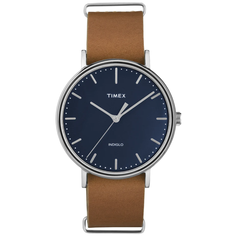 TW2P97800 Reloj Timex The Fairfield de caballero pulsera de cuero