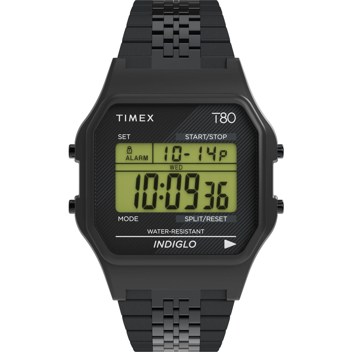 TW2R79400 Reloj Timex T80 unisex banda de metal 34 mm