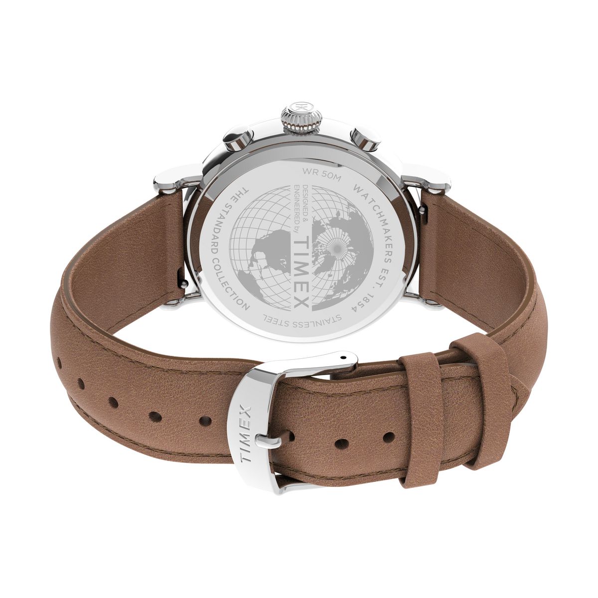 TW2V27500 Reloj Timex Standard Chronograph para hombre pulsera de cuero 41 mm