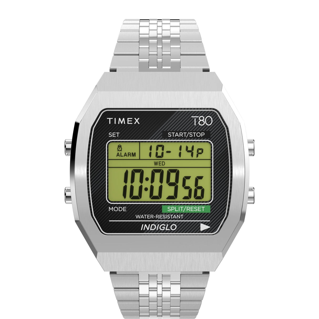 TW2V74200 Reloj Timex T80 unisex correa de metal 36 mm
