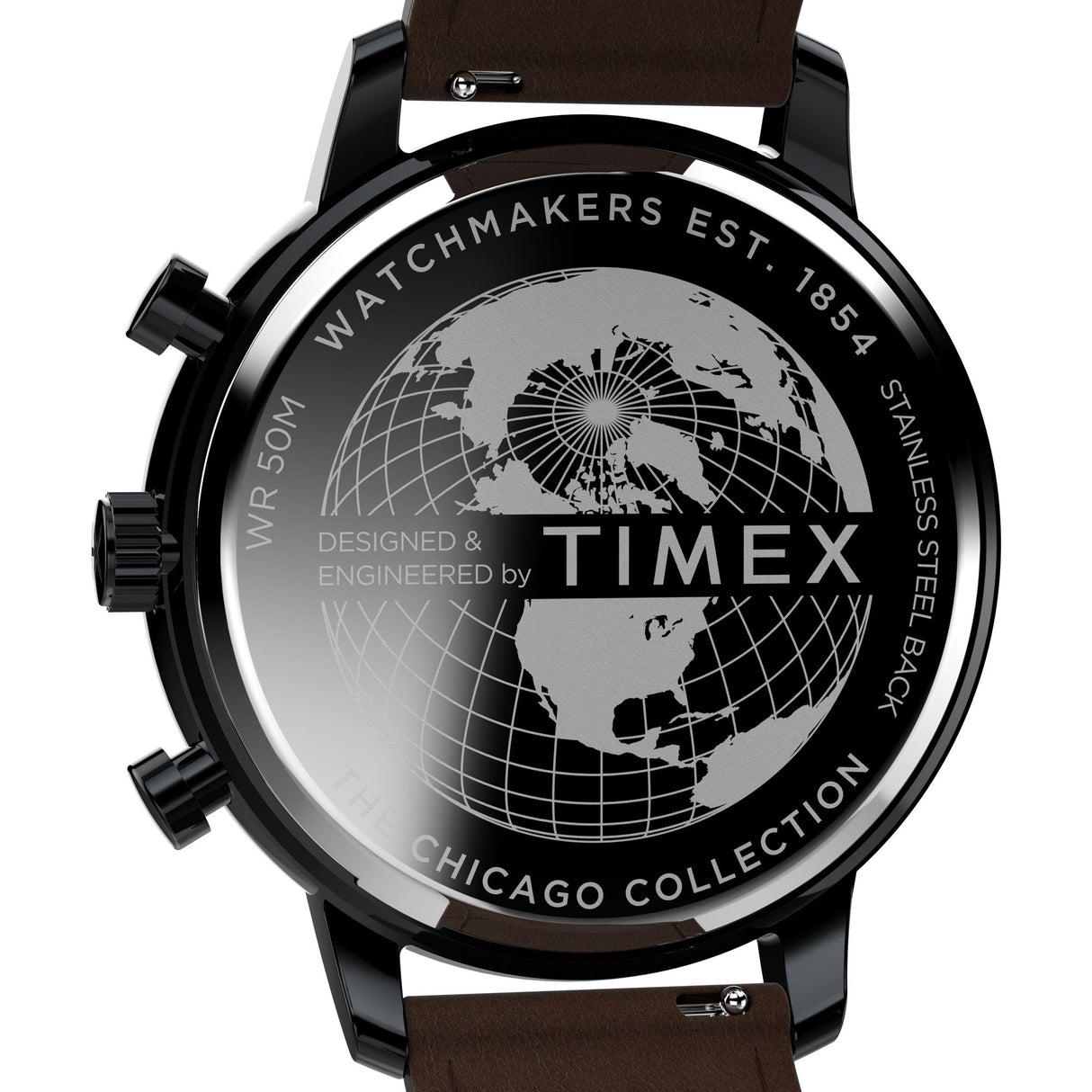 TW2W13200 Reloj Timex Chicago de hombre pulsera de piel 45 mm