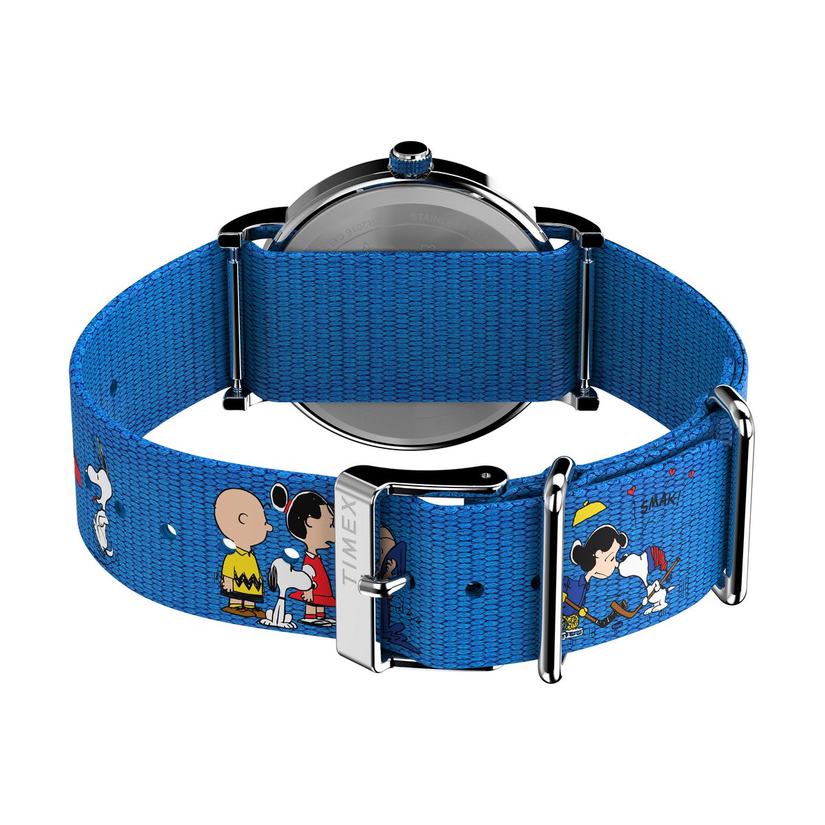 TW2W19400 Reloj Timex Análogo para dama con Correa de Tela Peanuts Snoopy 38 mm