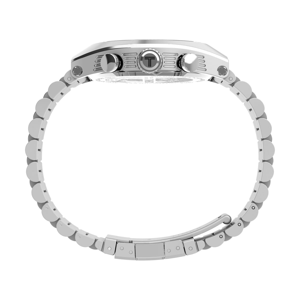 TW2W22200 Reloj Timex Legacy Tonneau de caballero pulsera de acero inoxidable 42 mm