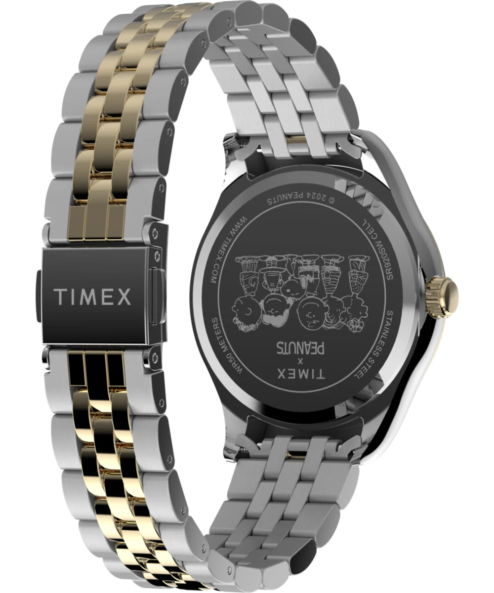 TW2W78800 Reloj Timex de Snoopy para caballero pulsera de metal