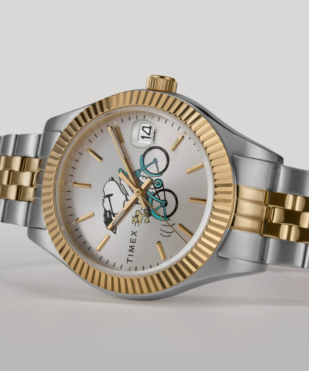 TW2W78800 Reloj Timex de Snoopy para caballero pulsera de metal