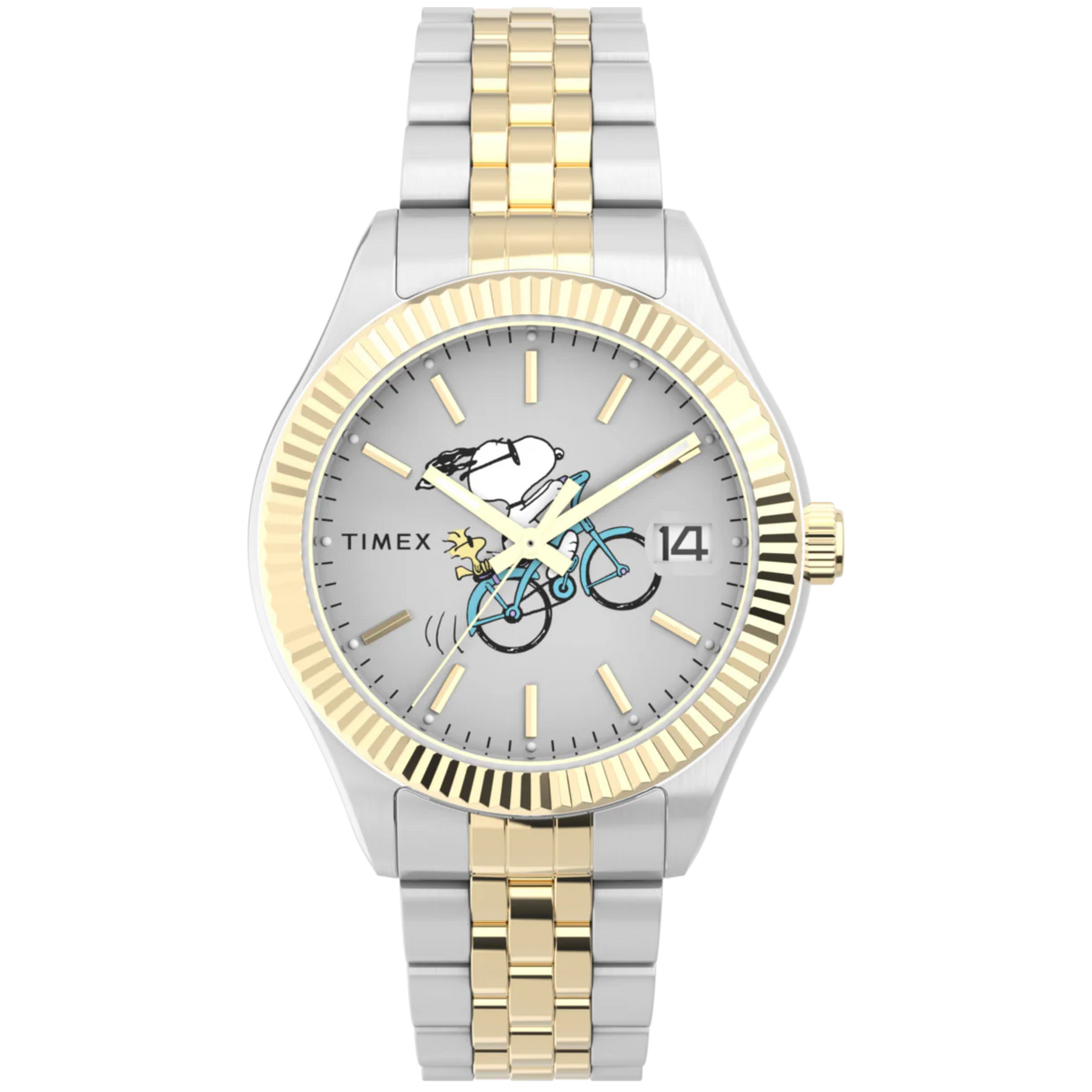 TW2W78800 Reloj Timex de Snoopy para caballero pulsera de metal