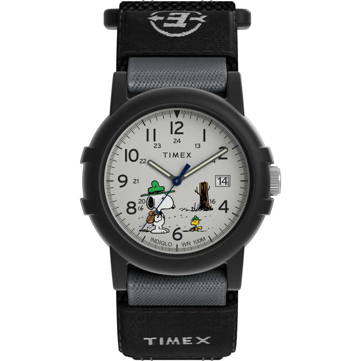 TW4B29100 Timex Expedition x Snoopy de caballero pulsera de tela