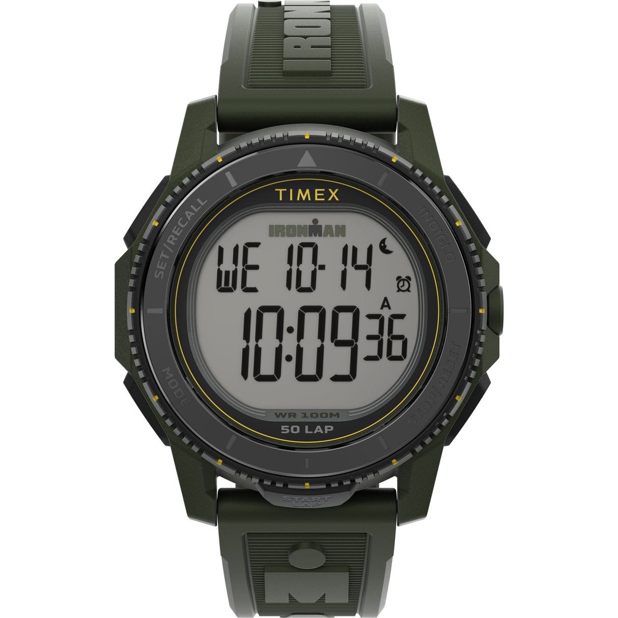 TW5M58000 Reloj Timex Ironman Digital Adrenaline de hombre pulsera de caucho 46 mm