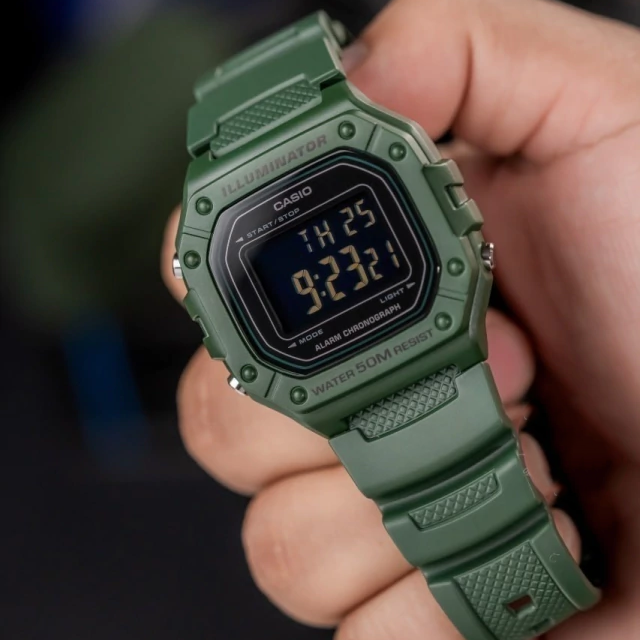 W-218H-3BV Reloj Casio de hombre pulsera de resina