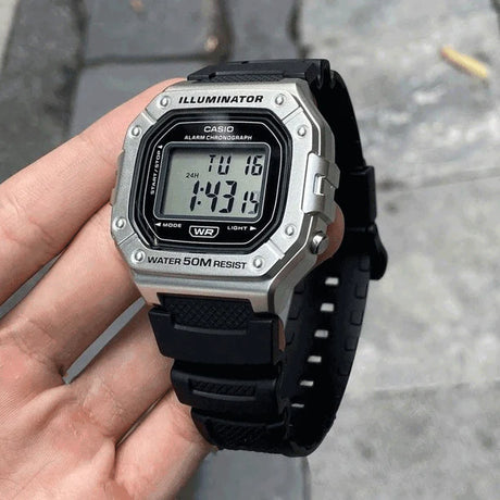 W-218HM-7AV Casio reloj Digital pulsera de resina