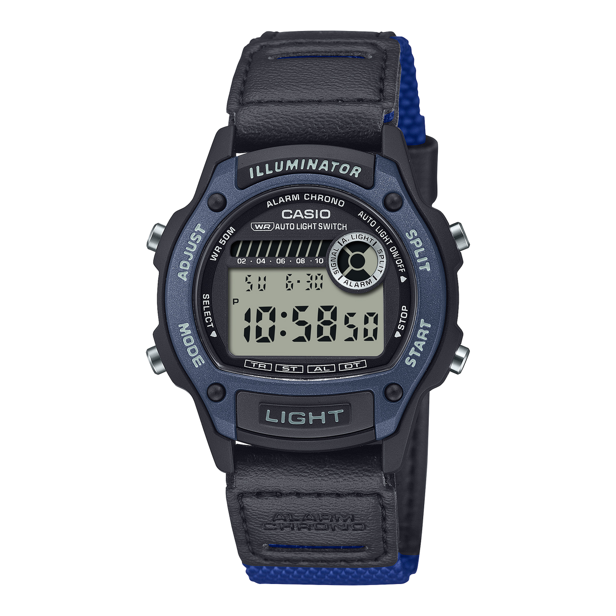 W-220HF-2AVCF Reloj Casio Digital de caballero banda de piel