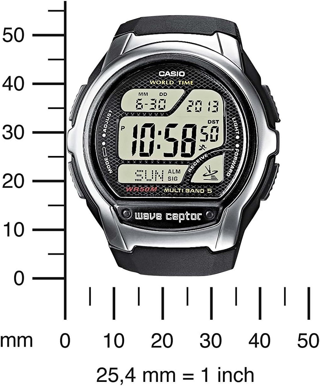 WV-58R-1ACF Casio Digital para caballero pulsera de resina