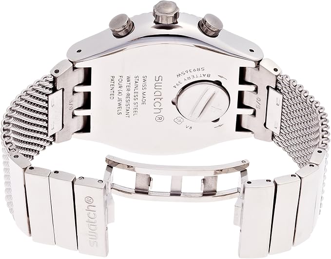 YVS405GB Reloj Swatch Silverish de hombre banda mesh