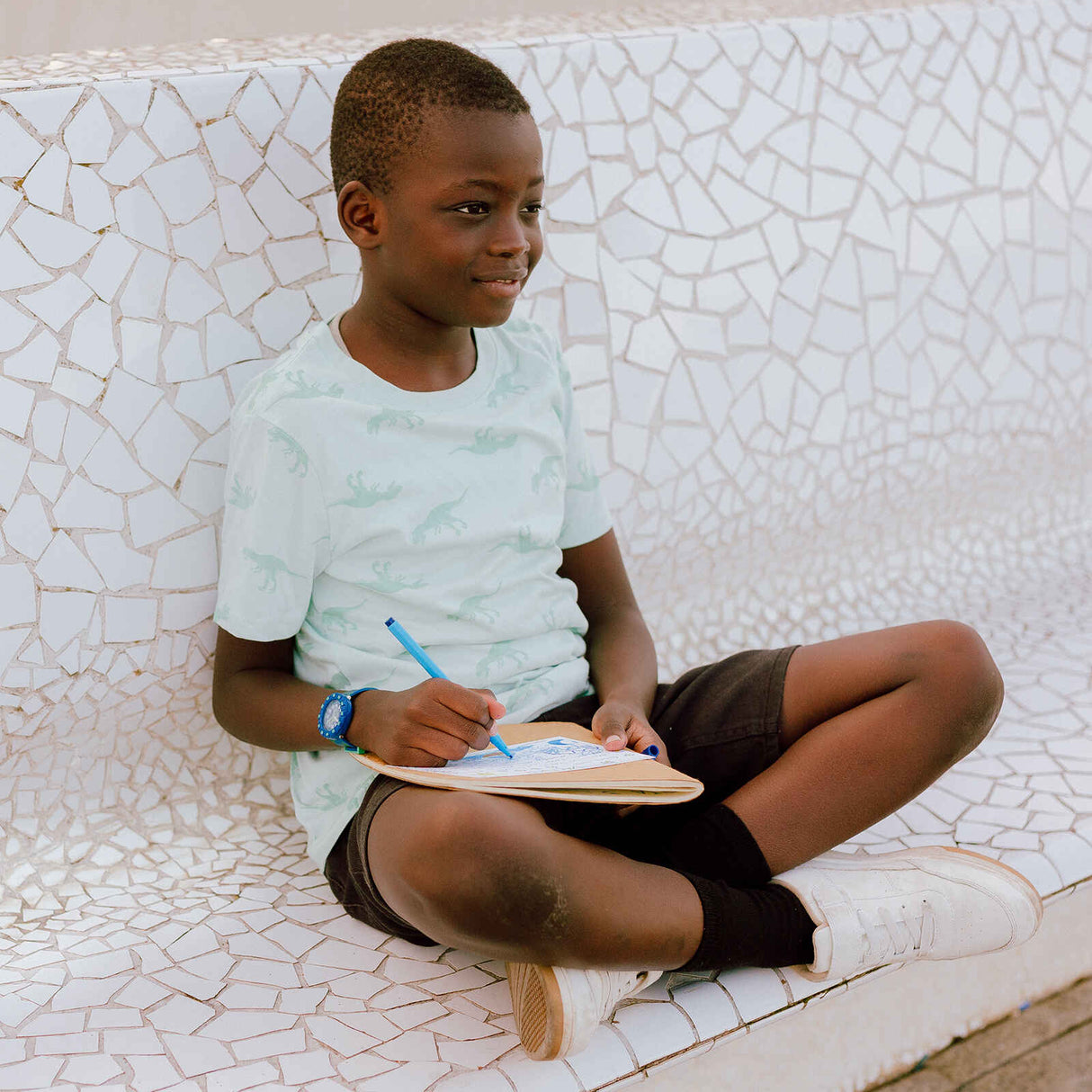 ZFCSP117 Swatch Flik Flak infantil Dinosaurios análogo