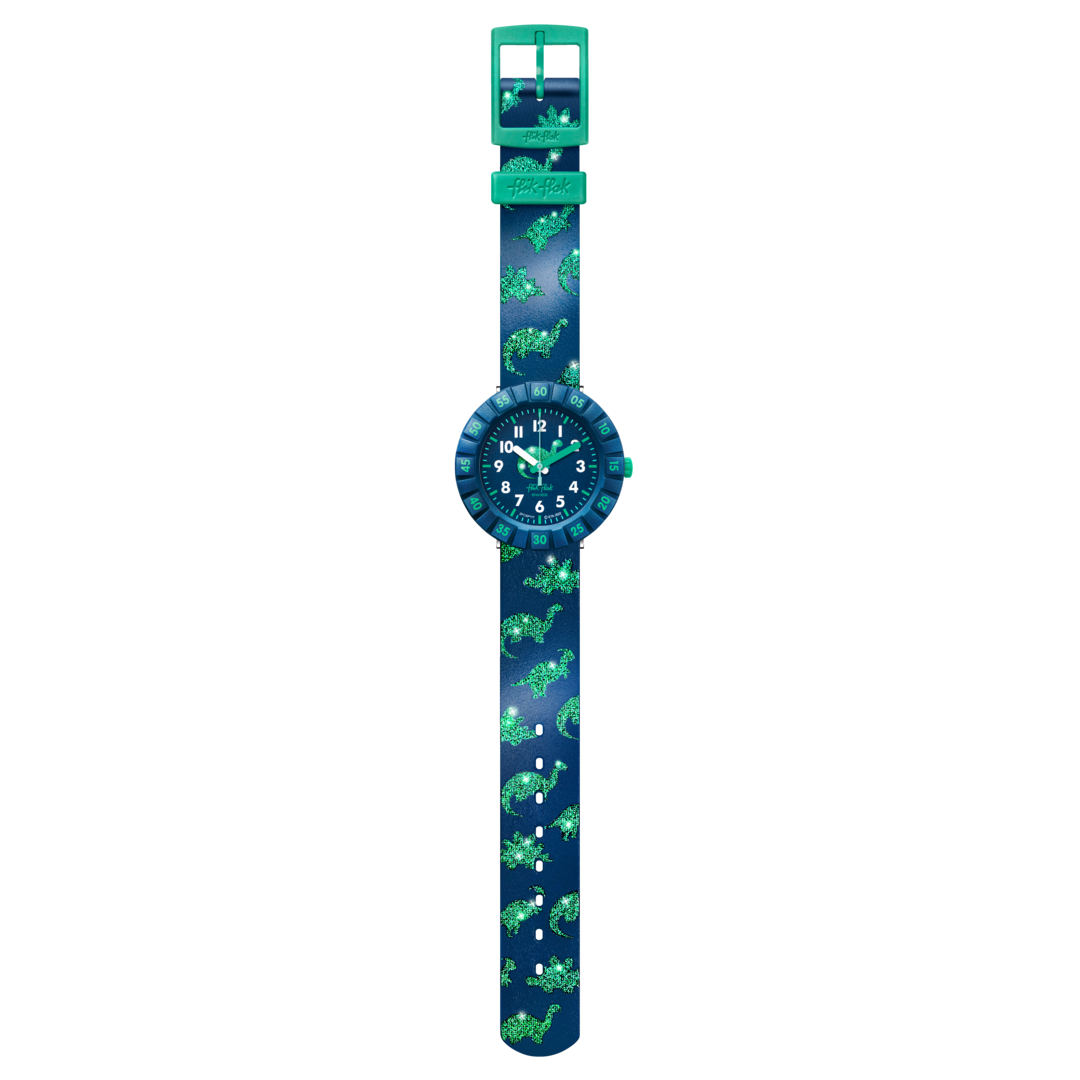 ZFCSP117 Swatch Flik Flak infantil Dinosaurios análogo
