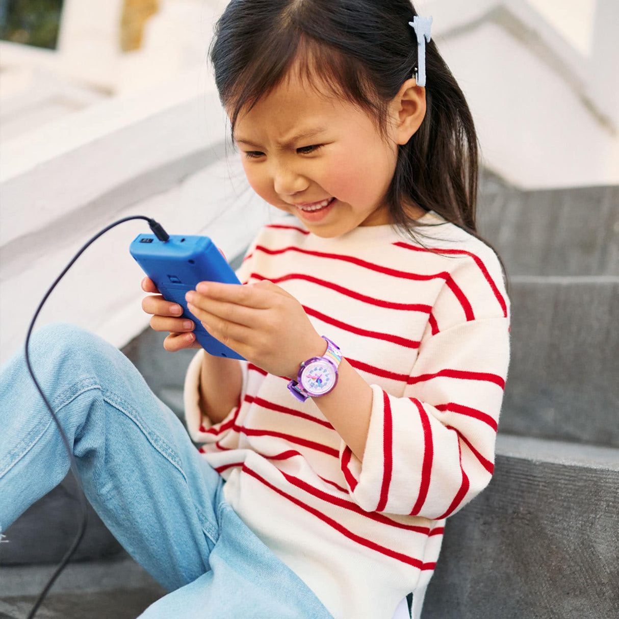 ZFPNP136 Swatch Flik Flak de niña correa de caucho