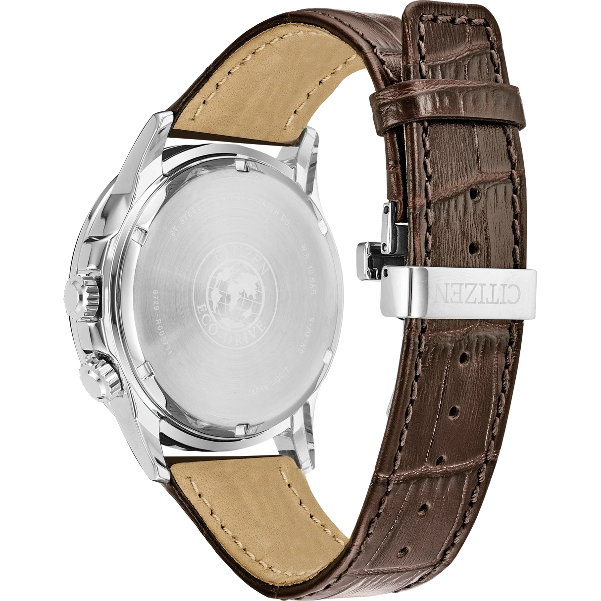 bu2020-29x Reloj Citizen Calendrier de hombre pulsera de piel 44 mm Eco-drive