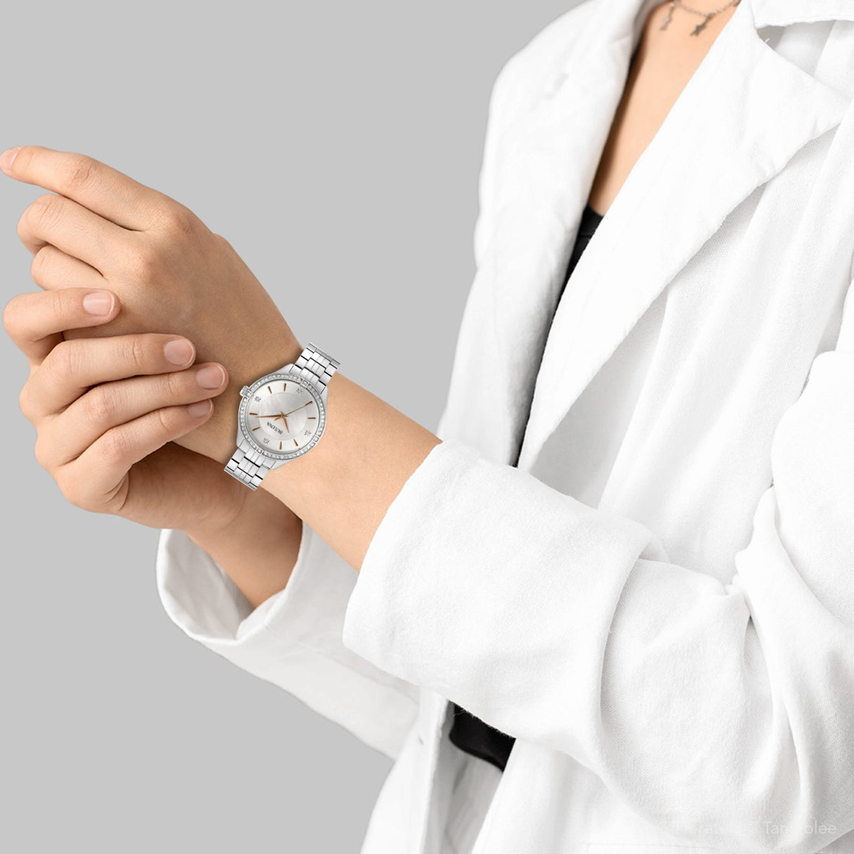 96L283 Reloj Bulova Classic de mujer pulsera de metal 32 mm