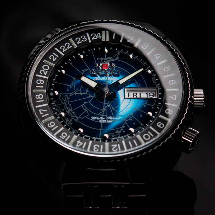 RA-AA0E03L Reloj Orient Revival Análogo para Caballero pulsera de Metal