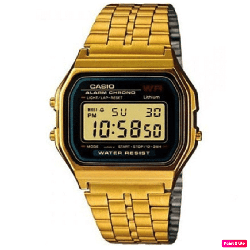 A-159WGEA-1 Reloj Casio Unisex, Vintage Clásico Cronómetro