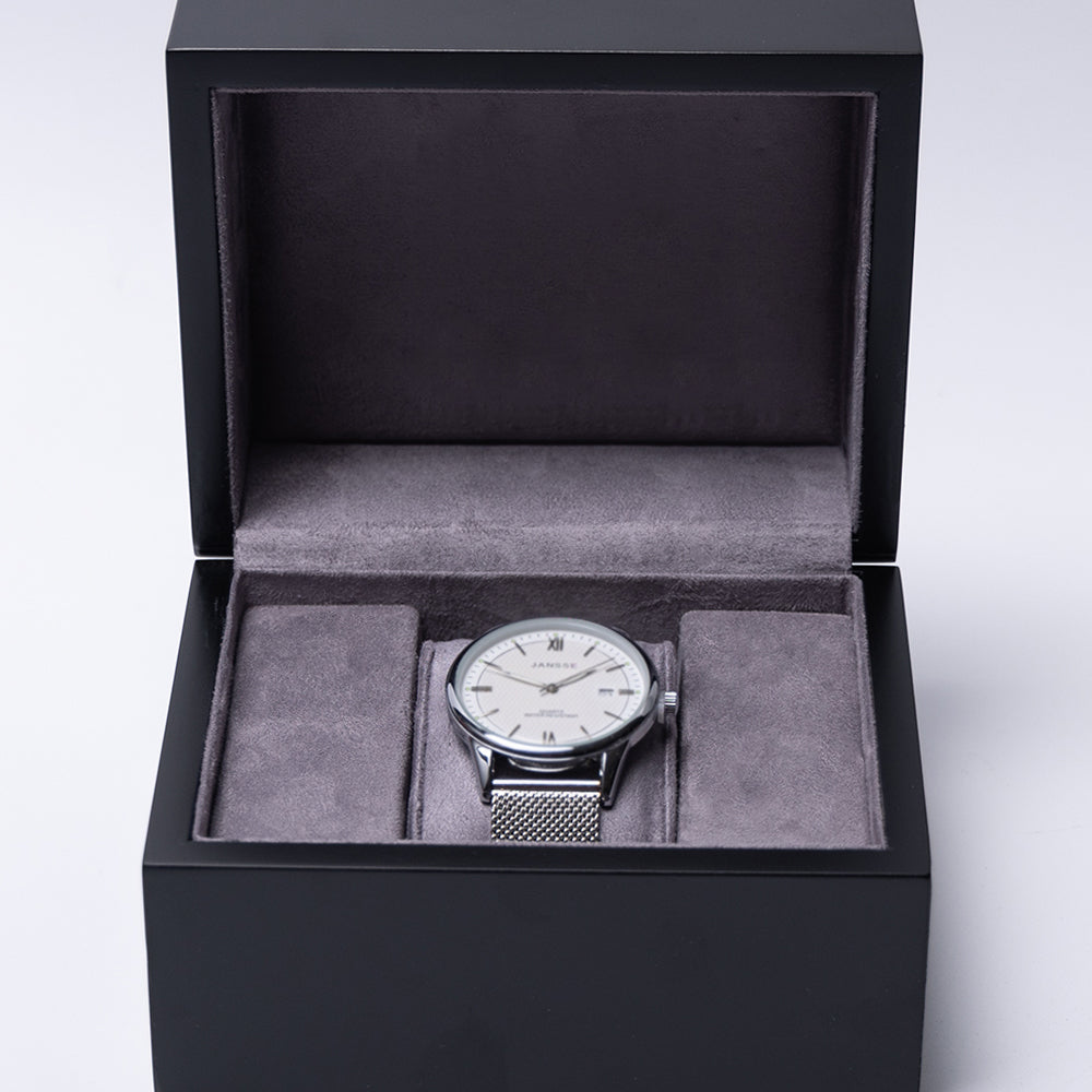 TC-001 Caja para un reloj acolchado de madera