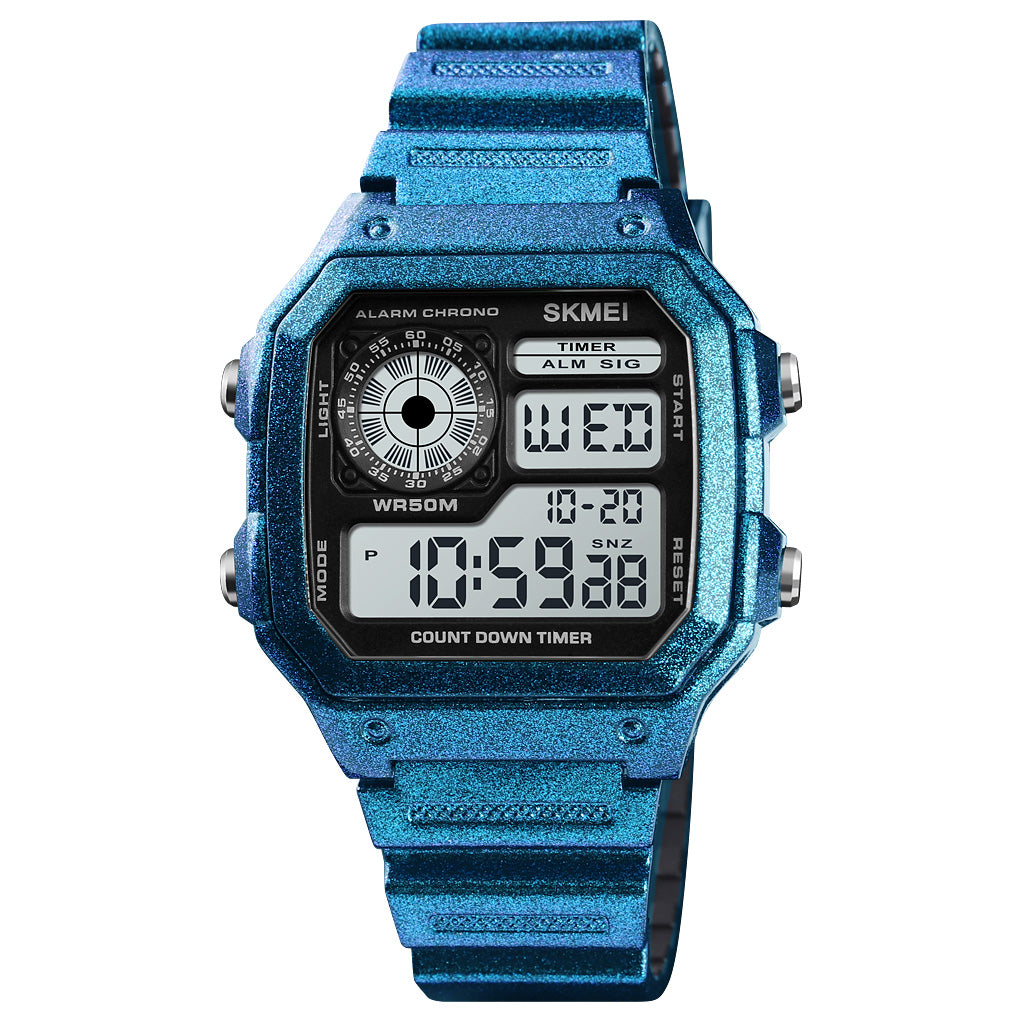 1299 Reloj Skmei para caballero deportivo digital pulsera de caucho