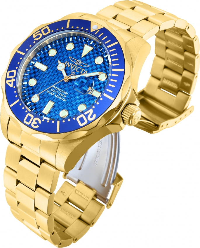 Invicta Pro Diver para caballero pulsera de metal 47 mm