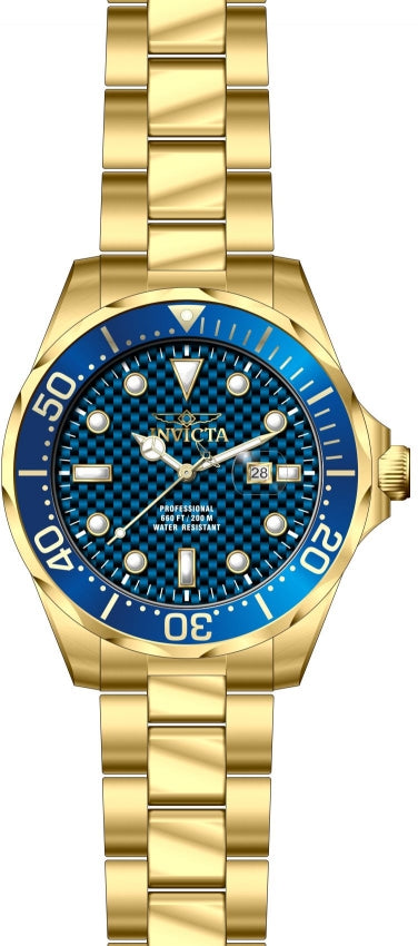 Invicta Pro Diver para caballero pulsera de metal 47 mm