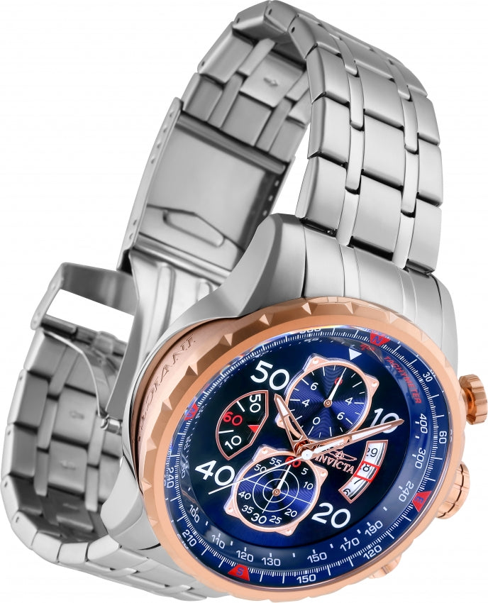 Invicta Aviator Reloj para Hombre Pulsera de Acero Inoxidable