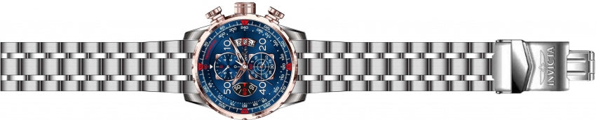 Invicta Aviator Reloj para Hombre Pulsera de Acero Inoxidable